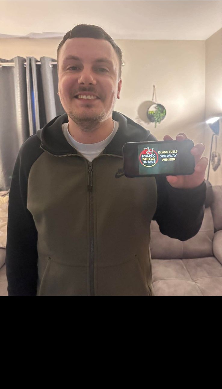 Adam J won a £100 Island Fuels Voucher