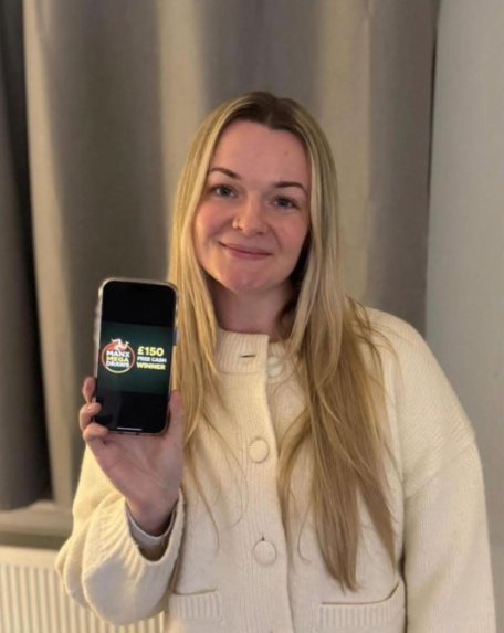 Lauren O won £150 Cash
